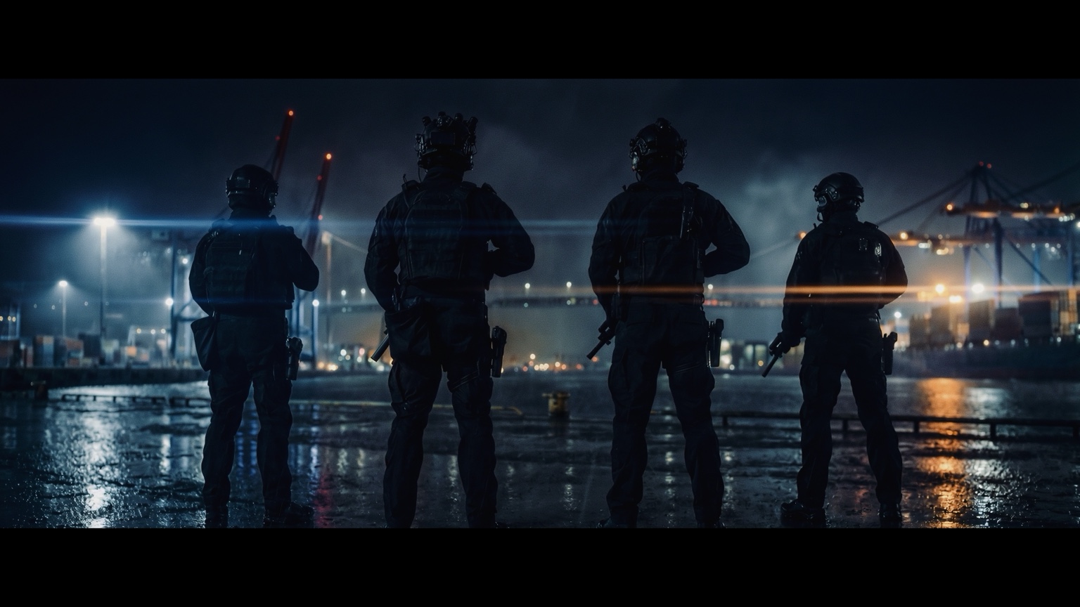 Lilla London — tactical team in Gothenburg harbour
